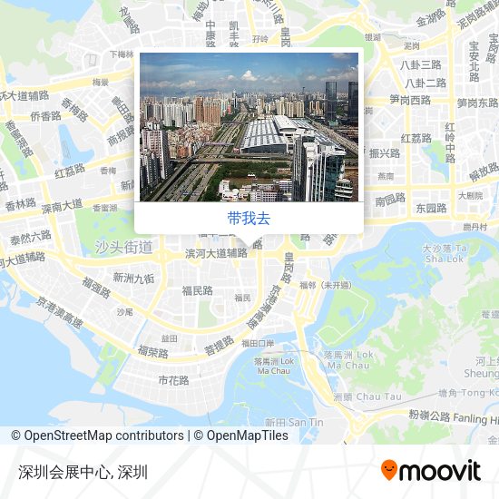 深圳会展中心地图