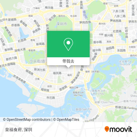 皇福食府地图