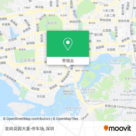 皇岗花园大厦-停车场地图