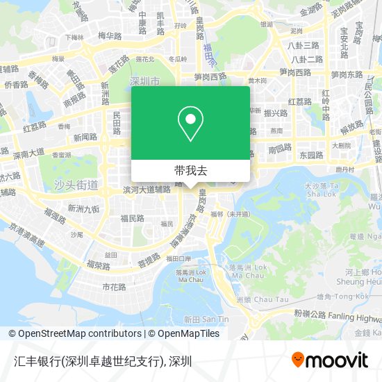 汇丰银行(深圳卓越世纪支行)地图
