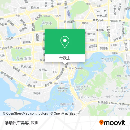 港瑞汽车美容地图