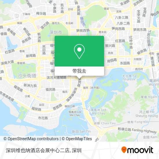 深圳维也纳酒店会展中心二店地图