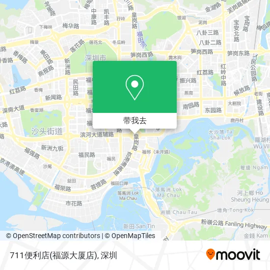 711便利店(福源大厦店)地图