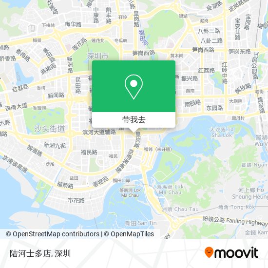陆河士多店地图