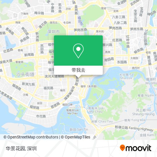 华景花园地图