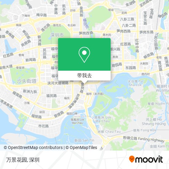 万景花园地图