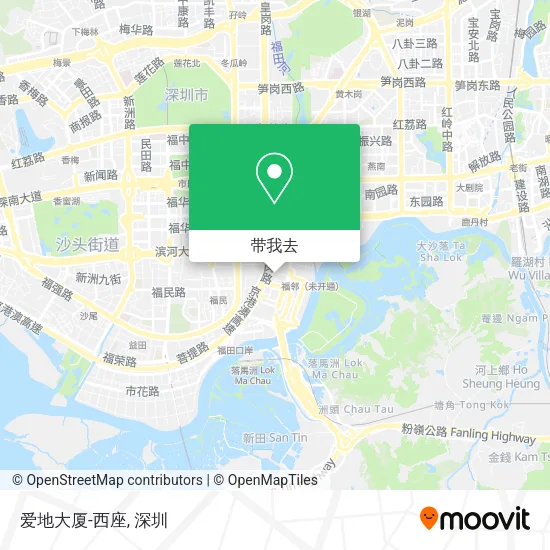 爱地大厦-西座地图