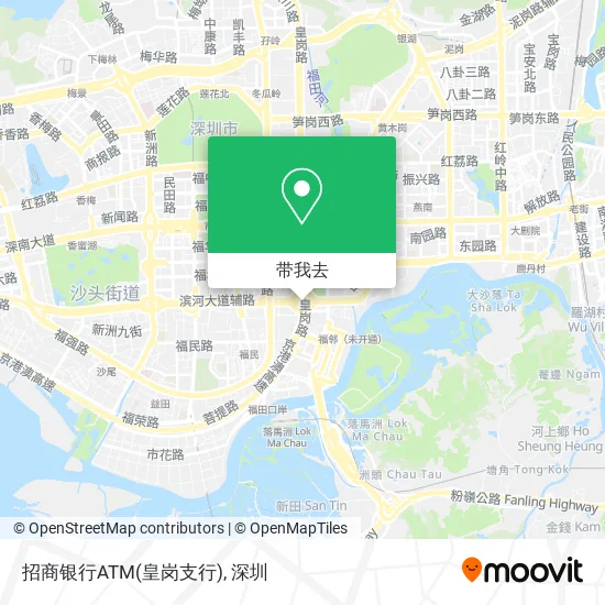 招商银行ATM(皇岗支行)地图