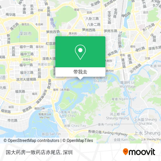 国大药房一致药店赤尾店地图