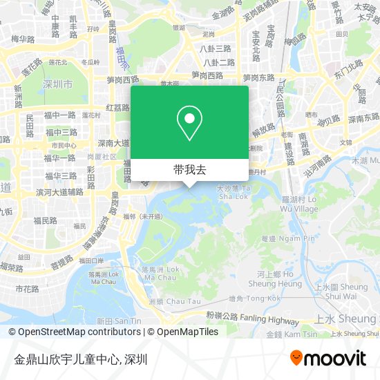 金鼎山欣宇儿童中心地图