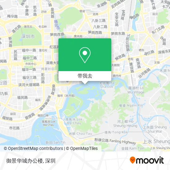 御景华城办公楼地图