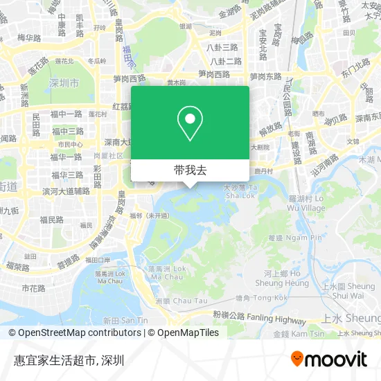 惠宜家生活超市地图