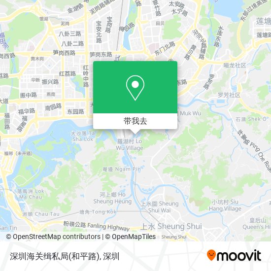 深圳海关缉私局(和平路)地图