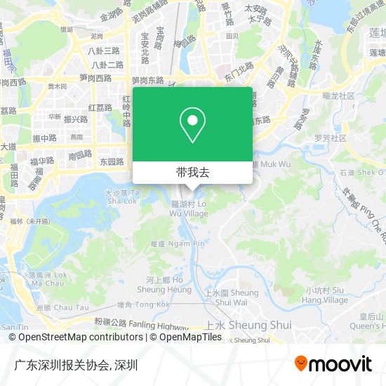 广东深圳报关协会地图