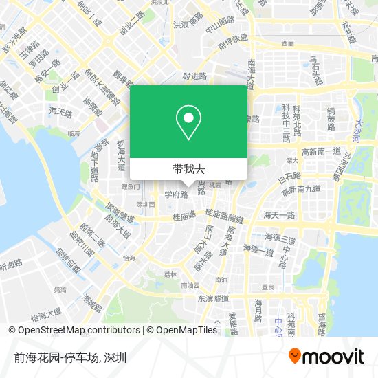 前海花园-停车场地图