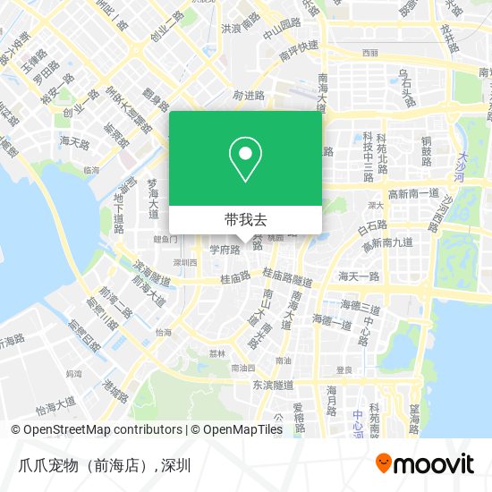 爪爪宠物（前海店）地图