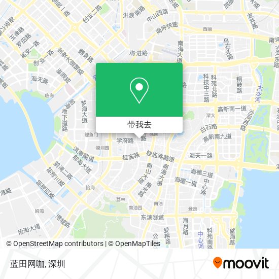 蓝田网咖地图