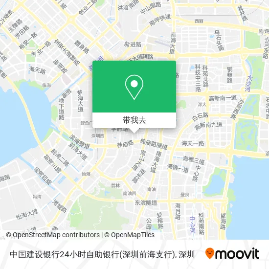 中国建设银行24小时自助银行(深圳前海支行)地图