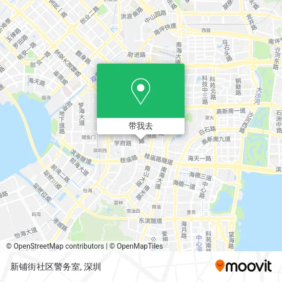 新铺街社区警务室地图