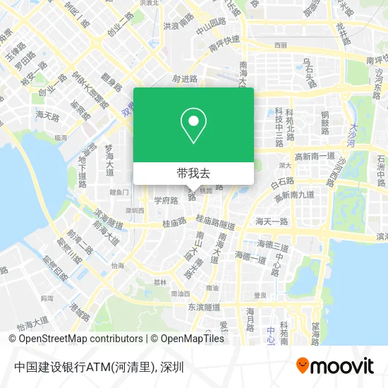 中国建设银行ATM(河清里)地图