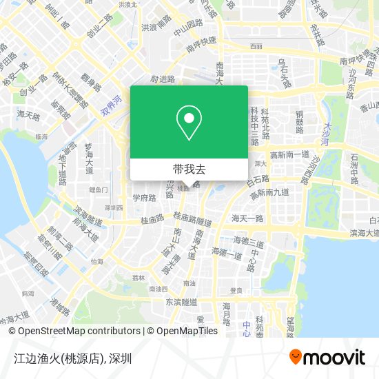 江边渔火(桃源店)地图