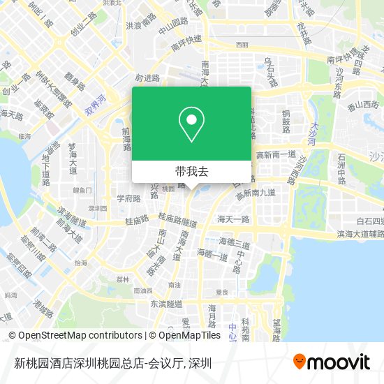 新桃园酒店深圳桃园总店-会议厅地图