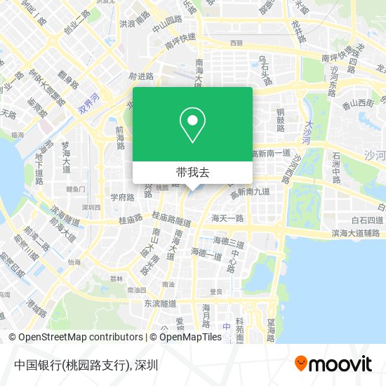 中国银行(桃园路支行)地图