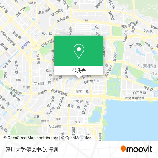 深圳大学-演会中心地图