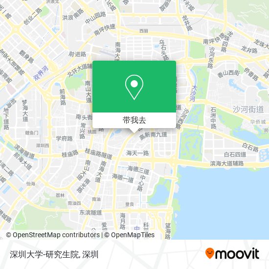 深圳大学-研究生院地图