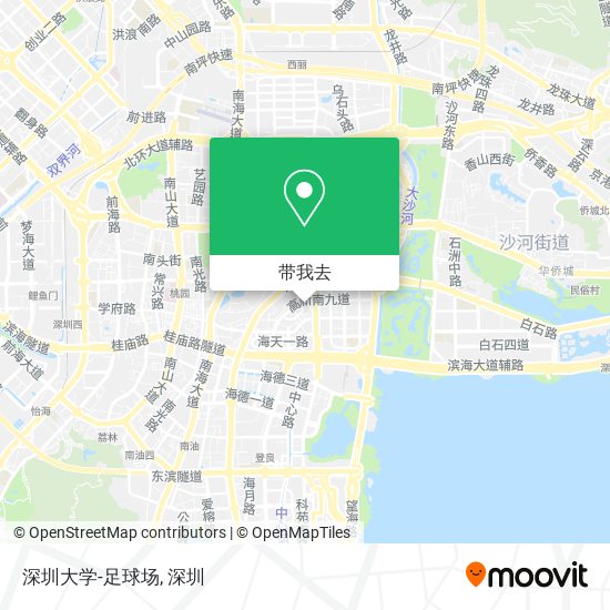 深圳大学-足球场地图