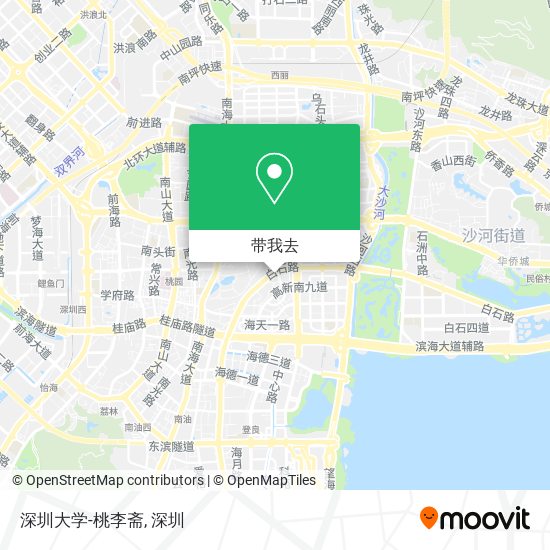 深圳大学-桃李斋地图
