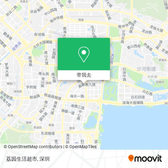 荔园生活超市地图