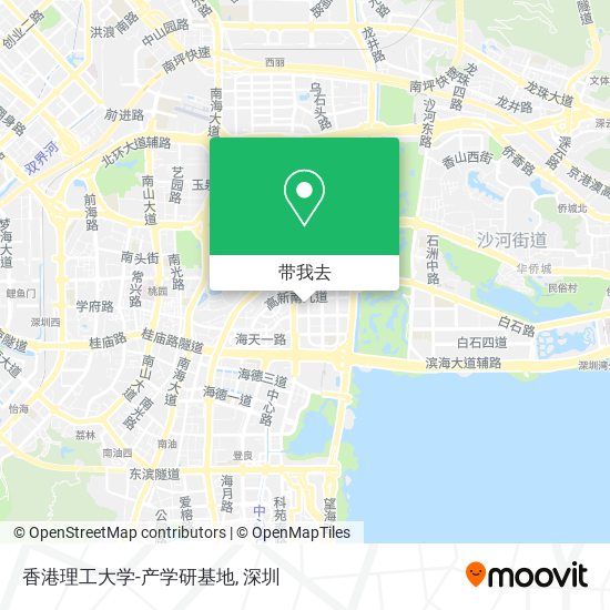 香港理工大学-产学研基地地图