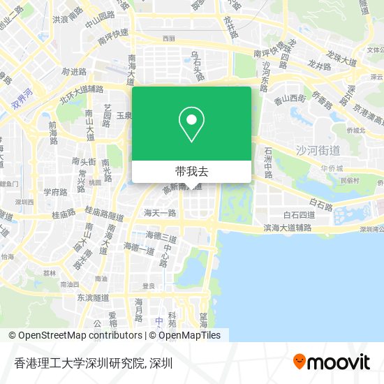 香港理工大学深圳研究院地图