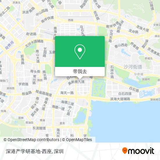 深港产学研基地-西座地图