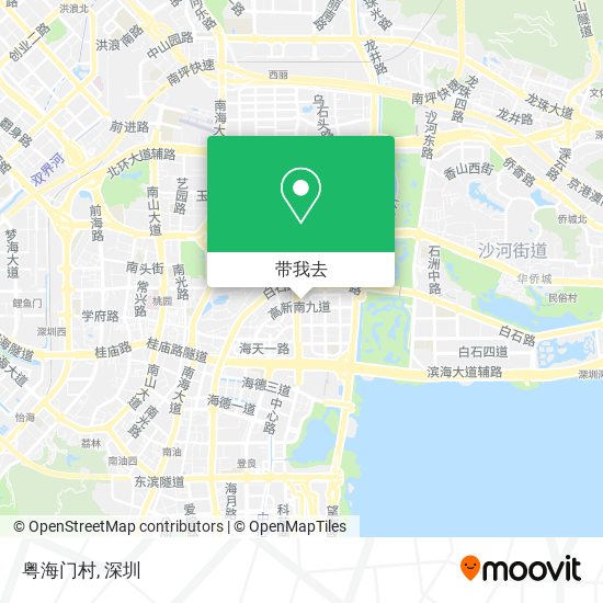 粤海门村地图