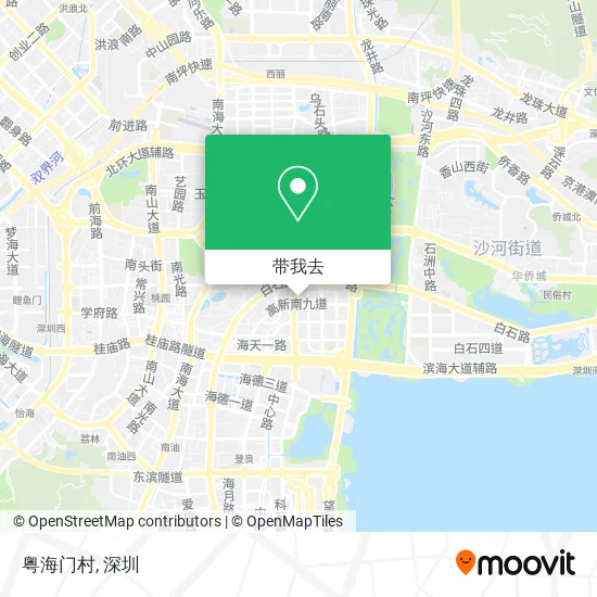 粤海门村地图
