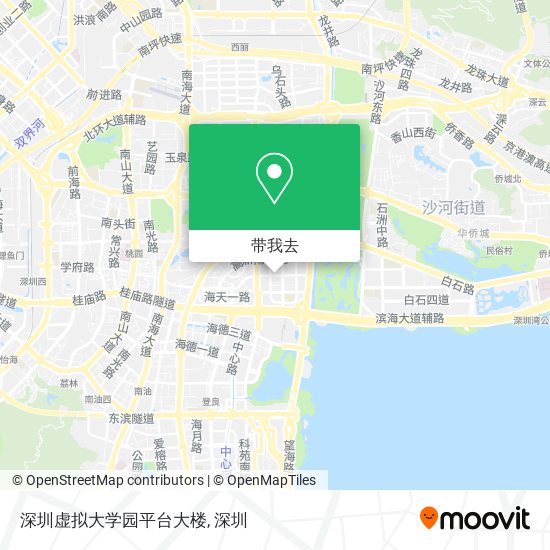 深圳虚拟大学园平台大楼地图