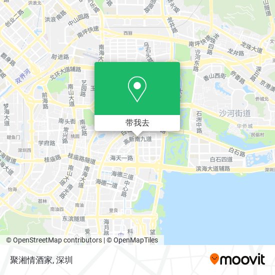聚湘情酒家地图