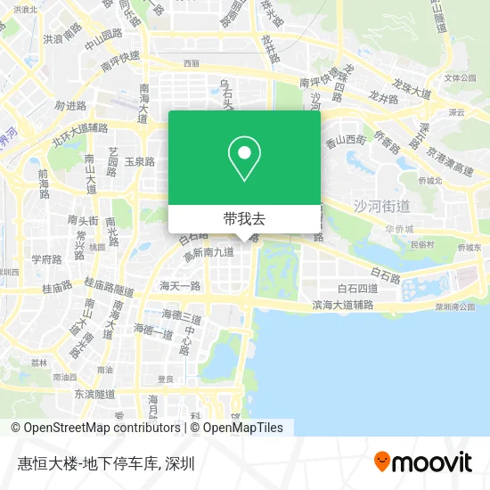 惠恒大楼-地下停车库地图