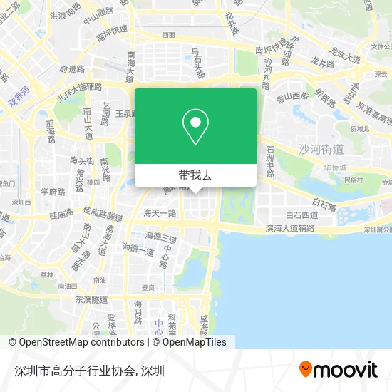 深圳市高分子行业协会地图