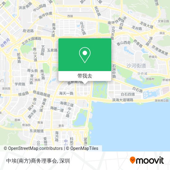 中埃(南方)商务理事会地图