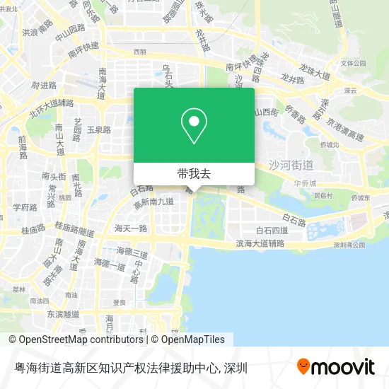 粤海街道高新区知识产权法律援助中心地图