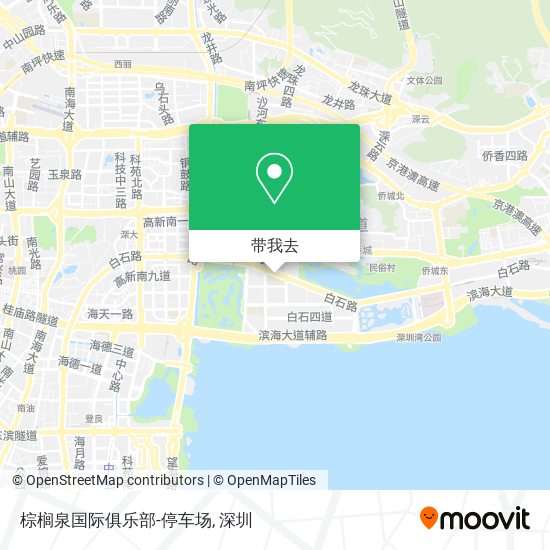 棕榈泉国际俱乐部-停车场地图