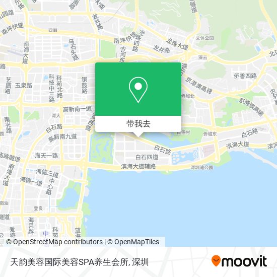天韵美容国际美容SPA养生会所地图