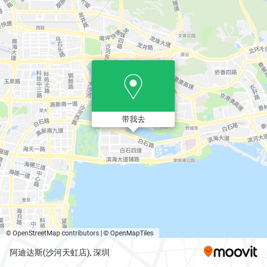 阿迪达斯(沙河天虹店)地图