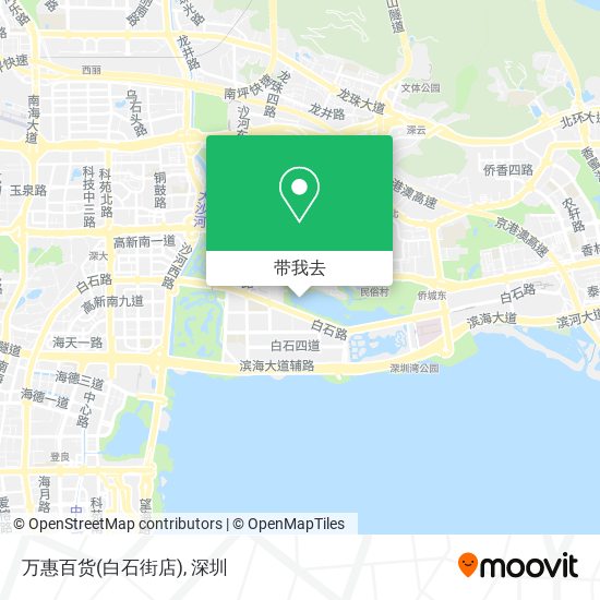 万惠百货(白石街店)地图