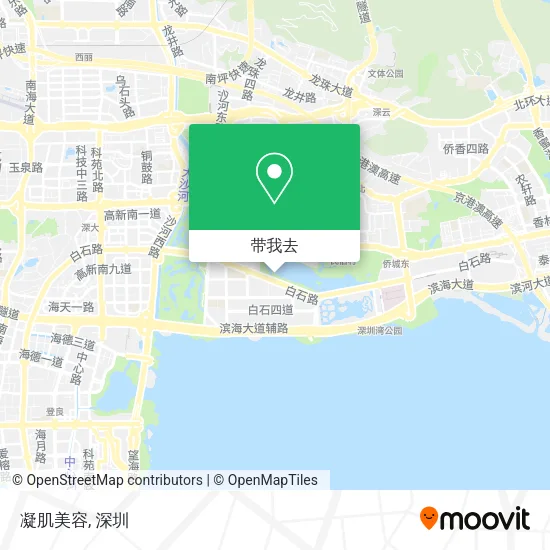 凝肌美容地图