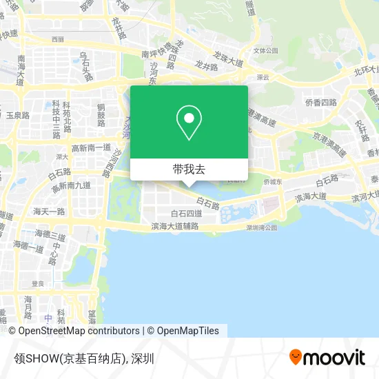 领SHOW(京基百纳店)地图