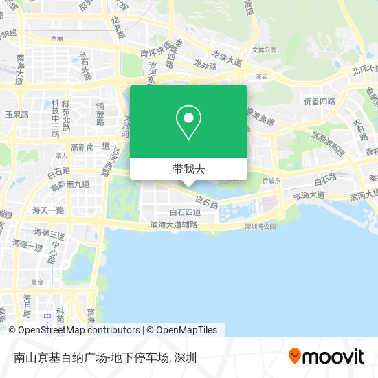 南山京基百纳广场-地下停车场地图